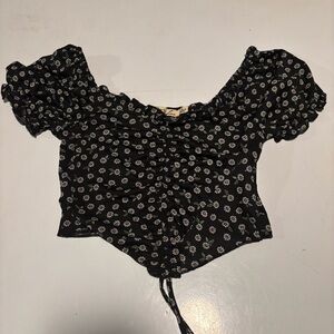 Liberty Love Front Tie Crop Top